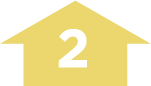 house icon with number